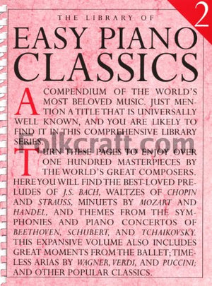 Library Of Easy Piano Classics 2