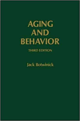 Aging and Behavior