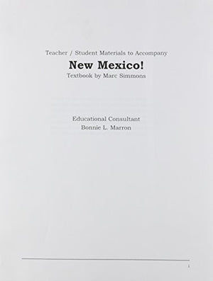 New Mexico!, 3rd Revised Editon, Teacher Guide