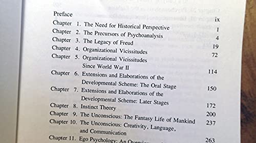 History of Psychoanalysis