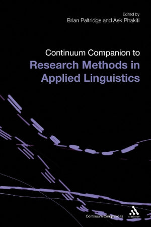 Continuum Companion to Research Methods in Applied Linguistics