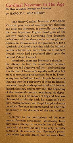Cardinal Newman in His Age