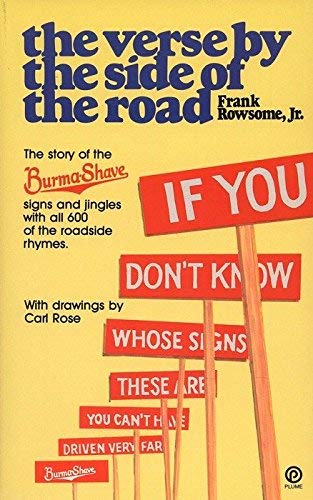 Rowsome Frank : Verse by the Side of the Road