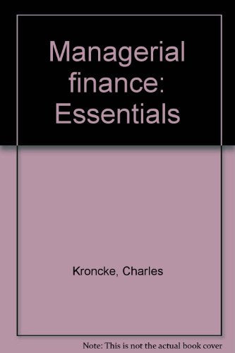 Managerial finance: Essentials