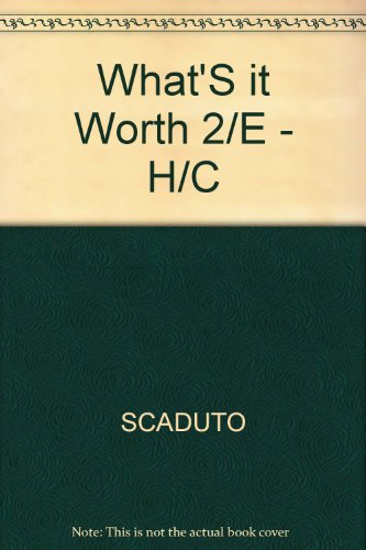 What'S it Worth 2/E - H/C