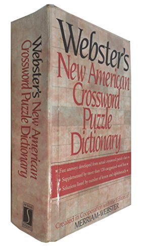 The Merriam-Webster Crossword Puzzle Dictionary