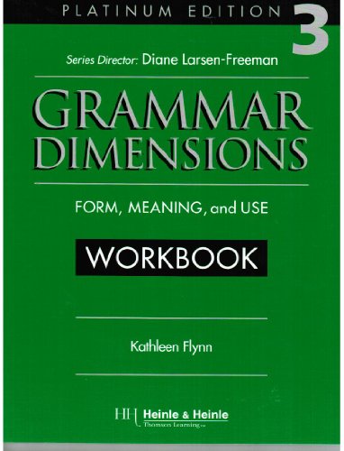 Grammar Dimensions 3, Platinum Edition Workbook