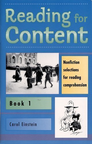 Reading for Content Book 1 (Grade 3)