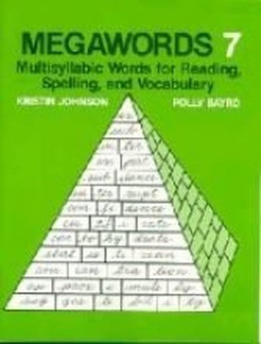 Megawords 7: Multi Syllabic Words Student Workbook