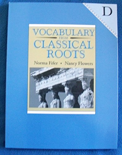 Vocabulary from Classical Roots D Student Grd 10