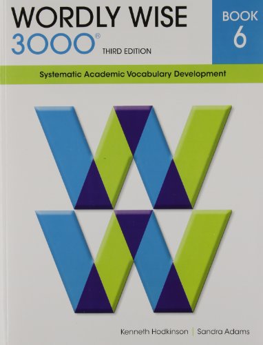 Wordly Wise 3000 Stu Book Grd6 3rd Edition