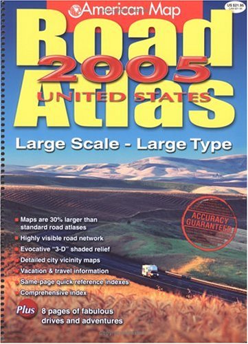 USA Road Atlas Large Scale