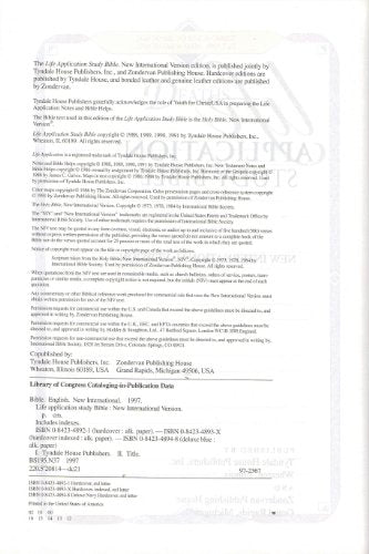 Life Application Study Bible