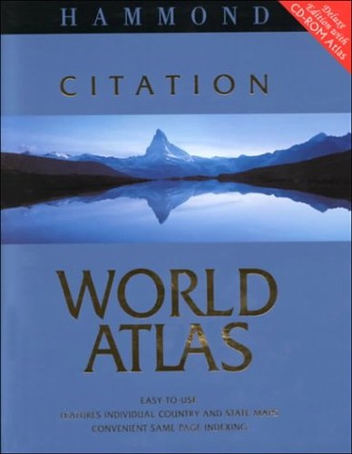 Hammond Citation World Atlas Deluxe Edition with Hammond World Atlas CD-ROM