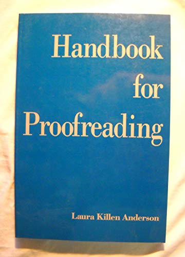 Handbook for Proofreading