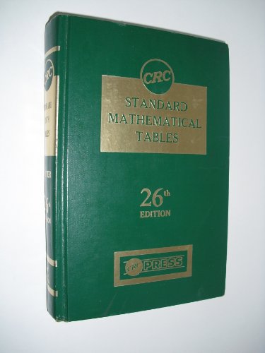 CRC Standard Mathematical Tables and Formulae, 31st Edition