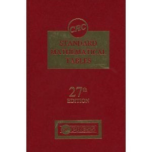 CRC Standard Mathematical Tables and Formulae, 31st Edition 