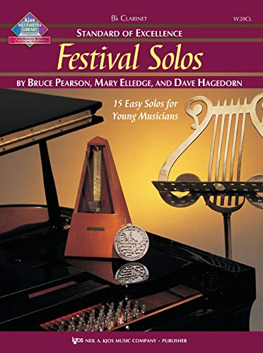 W28CL - Standard of Excellence - Festival Solos Book/Online Audio - Clarinet