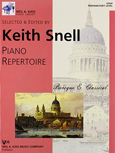 Piano Repertoire Baroque & Classical - Preparatory