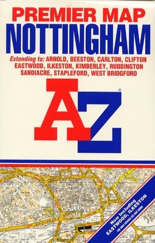 Premier Street Map of Nottingham