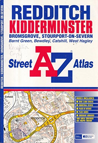 A-Z Redditch and Kidderminster Street Atlas