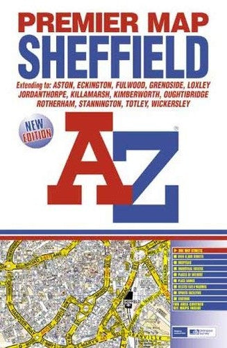 A-Z Premier Map of Sheffield