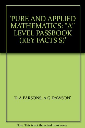 Pure and Applied Mathematics