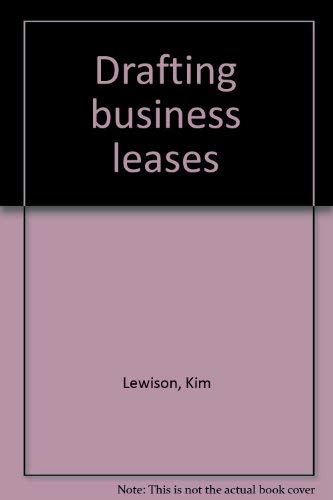 Drafting business leases