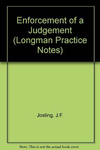 Enforcement of a Judgement