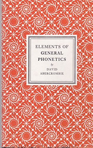 Elements of General Phonetics