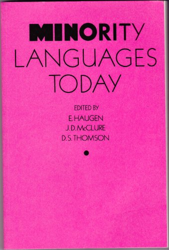 Minority Languages Today