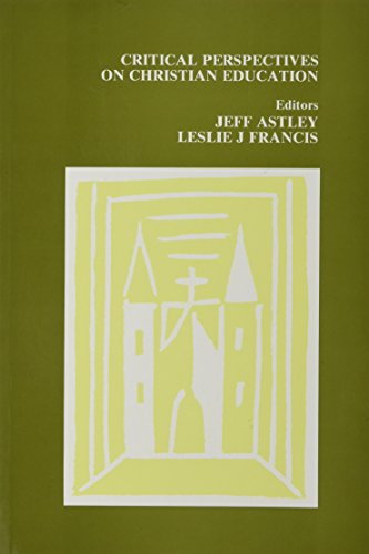Critical Perspectives on Christian Education