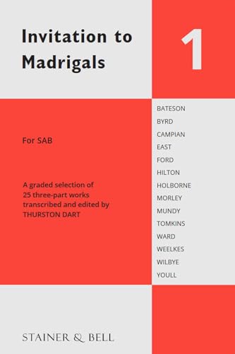 Invitation To Madrigals: Book 1