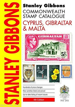 Cyprus Gibraltar Malta Stamp Catalogue 2015