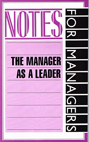 The Manager as a Leader