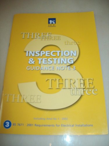 Guidance Note 3 to IEE Wiring Regulations BS7671