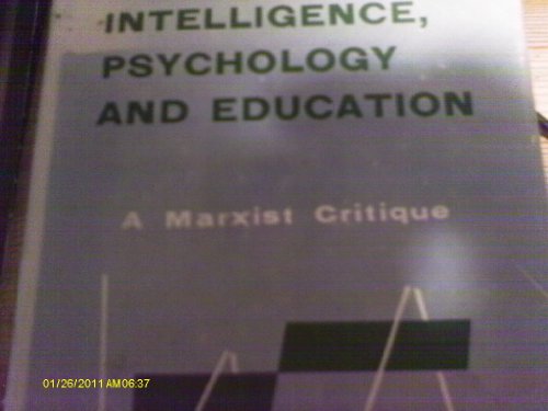 Intelligence, Psychology and Education