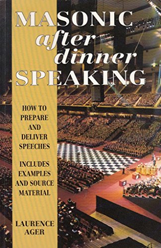 Masonic After Dinner Speaking