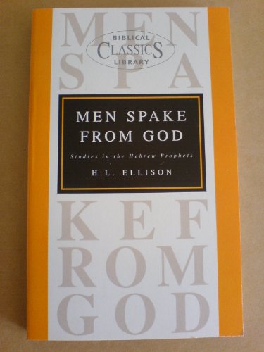 Men Spake from God