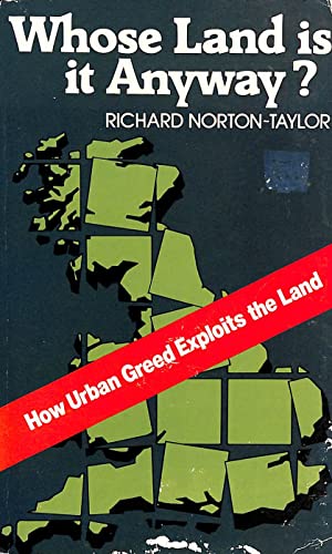 Whose Land is it Anyway?