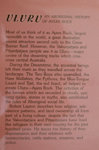 Uluru: An Aboriginal history of Ayers Rock