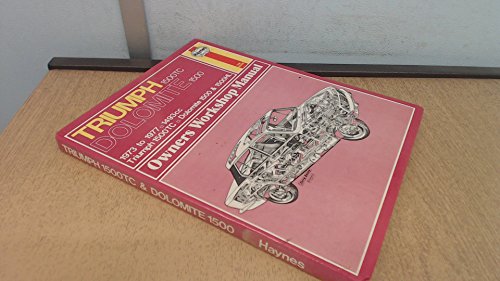 Triumph 1500 TC, Dolomite 1500 Owner's Workshop Manual