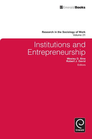 Institutions and Entrepreneurship