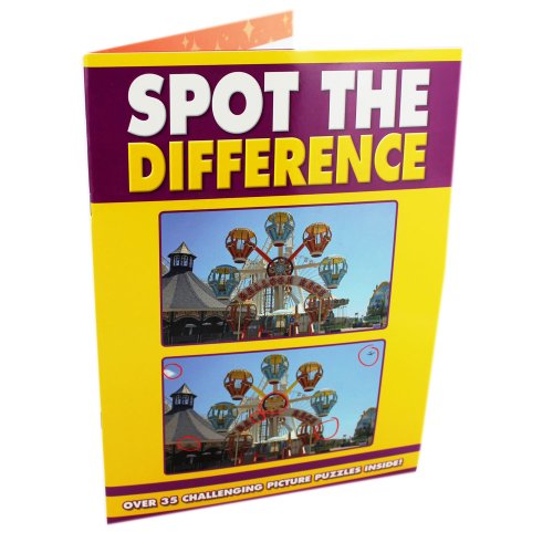 SPOT THE DIFFERENCE BOOK , 1 book per order, designs vary