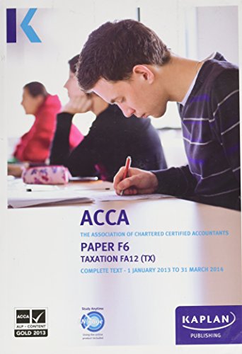 F6 Taxation TX (FA 12) - Complete Text