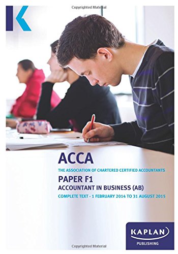 F1 Accountant in Business - Complete Text