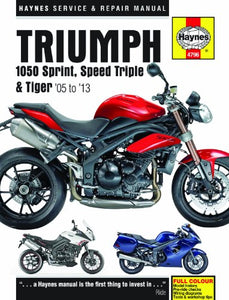Triumph 1050 Sprint ST, Speed Triple & Tiger Service and Repair Manual 