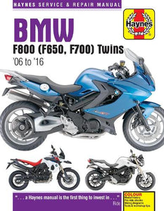 BMW F650, F700 & F800 Twins (06-16) Haynes Repair Manual 