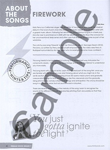 Vocals - Female Voice (Grade 7)