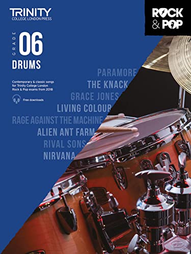 Trinity College London Rock & Pop 2018 Drums Grade 6